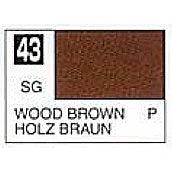 SEMI GLOSS WOOD BROWN - Mr Hobby - ModelCars.com