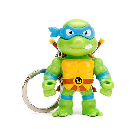 Set of 4 Diecast Figure Key Chains "Teenage Mutant Ninja Turtles" TV Series "Metalfigs" Series Diecast Models by Jada-Jada-ModelCars.com