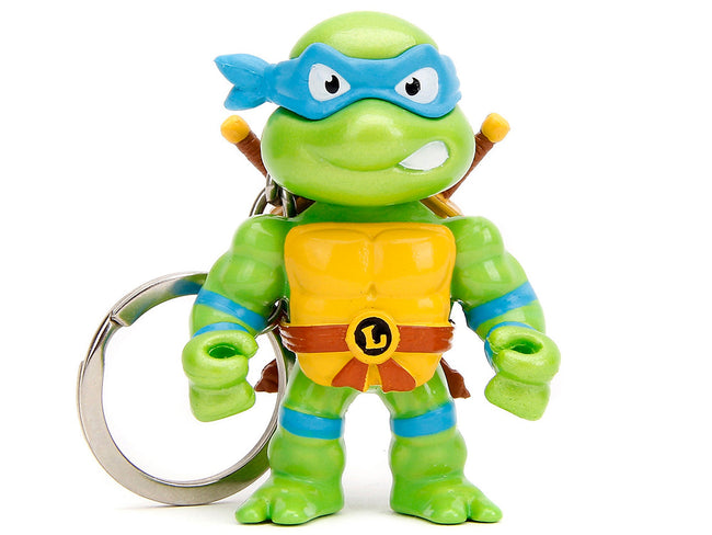 Set of 4 Diecast Figure Key Chains "Teenage Mutant Ninja Turtles" TV Series "Metalfigs" Series Diecast Models by Jada-Jada-ModelCars.com