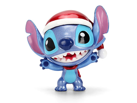 Set of 4 Diecast Figures "Disney's Stitch Christmas Edition" "Metalfigs" Series by Jada-Jada-ModelCars.com