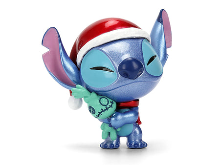 Set of 4 Diecast Figures "Disney's Stitch Christmas Edition" "Metalfigs" Series by Jada-Jada-ModelCars.com