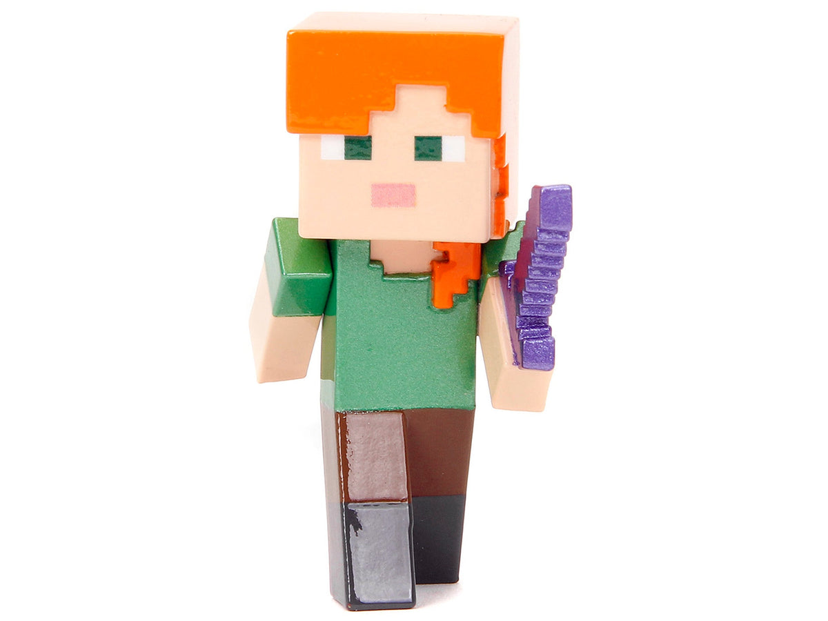Set of 4 Diecast Figures "Minecraft" Video Game "Metalfigs" Series Diecast Models by Jada-Jada-ModelCars.com