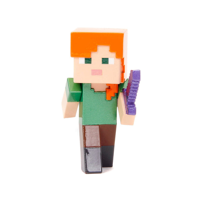 Set of 4 Diecast Figures "Minecraft" Video Game "Metalfigs" Series Diecast Models by Jada-Jada-ModelCars.com