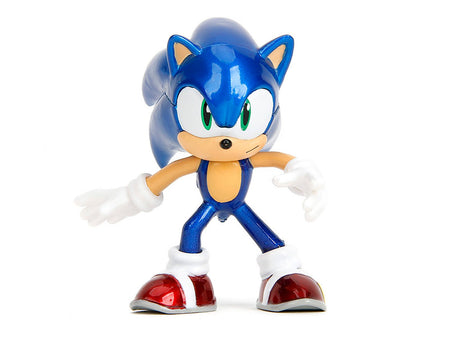 Set of 4 Diecast Figures "Sonic the Hedgehog" Video Game "Metalfigs" Series Diecast Models by Jada-Jada-ModelCars.com