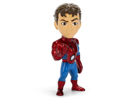 Set of 4 Diecast Figures "Spider-Man" Wave 3 "Metalfigs" Series Diecast Models by Jada-Jada-ModelCars.com