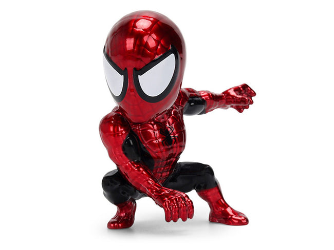 Set of 4 Diecast Figures "Spider-Man" Wave 3 "Metalfigs" Series Diecast Models by Jada-Jada-ModelCars.com