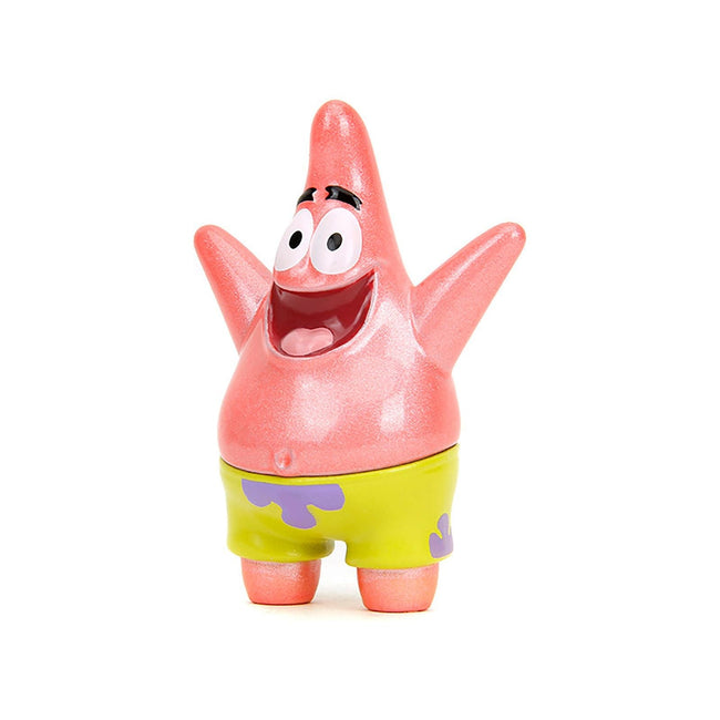 Set of 4 Diecast Figures "SpongeBob SquarePants" (1999-Current) TV Series "Metalfigs" Series Diecast Models by Jada-Jada-ModelCars.com