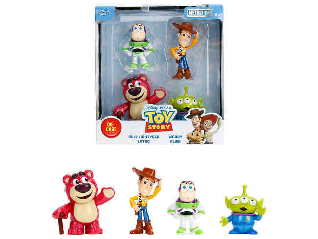 Set of 4 Diecast Figures "Toy Story" "Metalfigs" Series Diecast Models by Jada-Jada-ModelCars.com