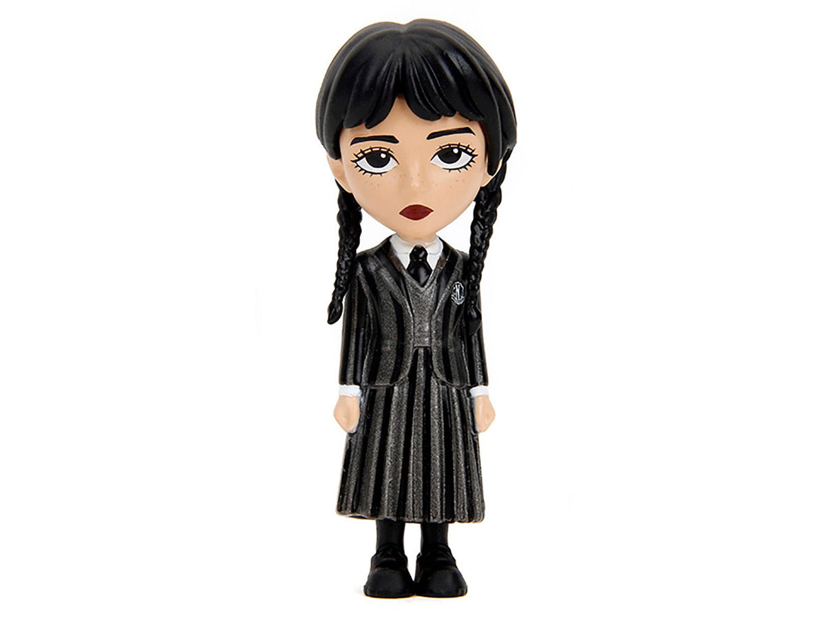 Set of 4 Diecast Figures "Wednesday" (2022-Current) TV Series "Metalfigs" Series Diecast Models by Jada-Jada-ModelCars.com