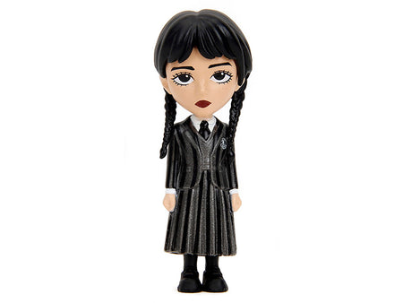 Set of 4 Diecast Figures "Wednesday" (2022-Current) TV Series "Metalfigs" Series Diecast Models by Jada-Jada-ModelCars.com