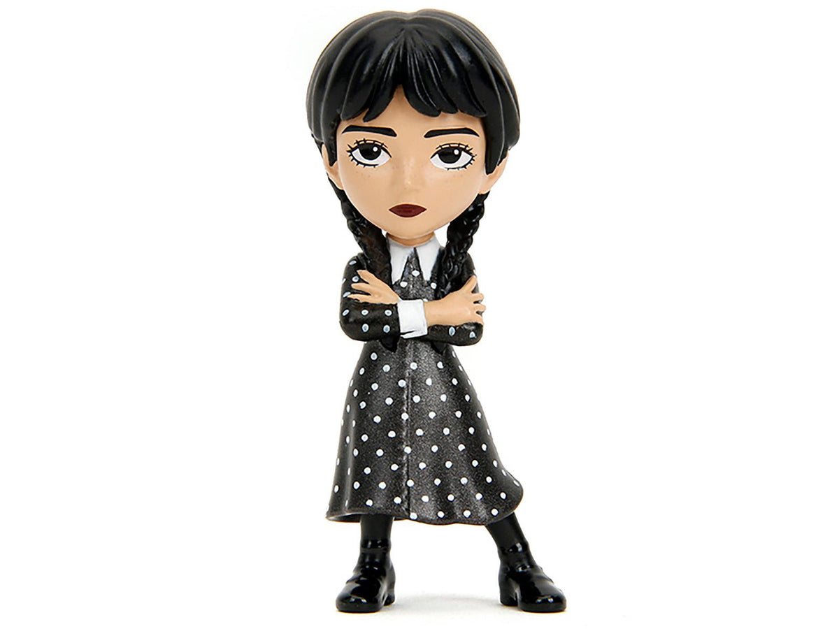 Set of 4 Diecast Figures "Wednesday" (2022-Current) TV Series "Metalfigs" Series Diecast Models by Jada-Jada-ModelCars.com