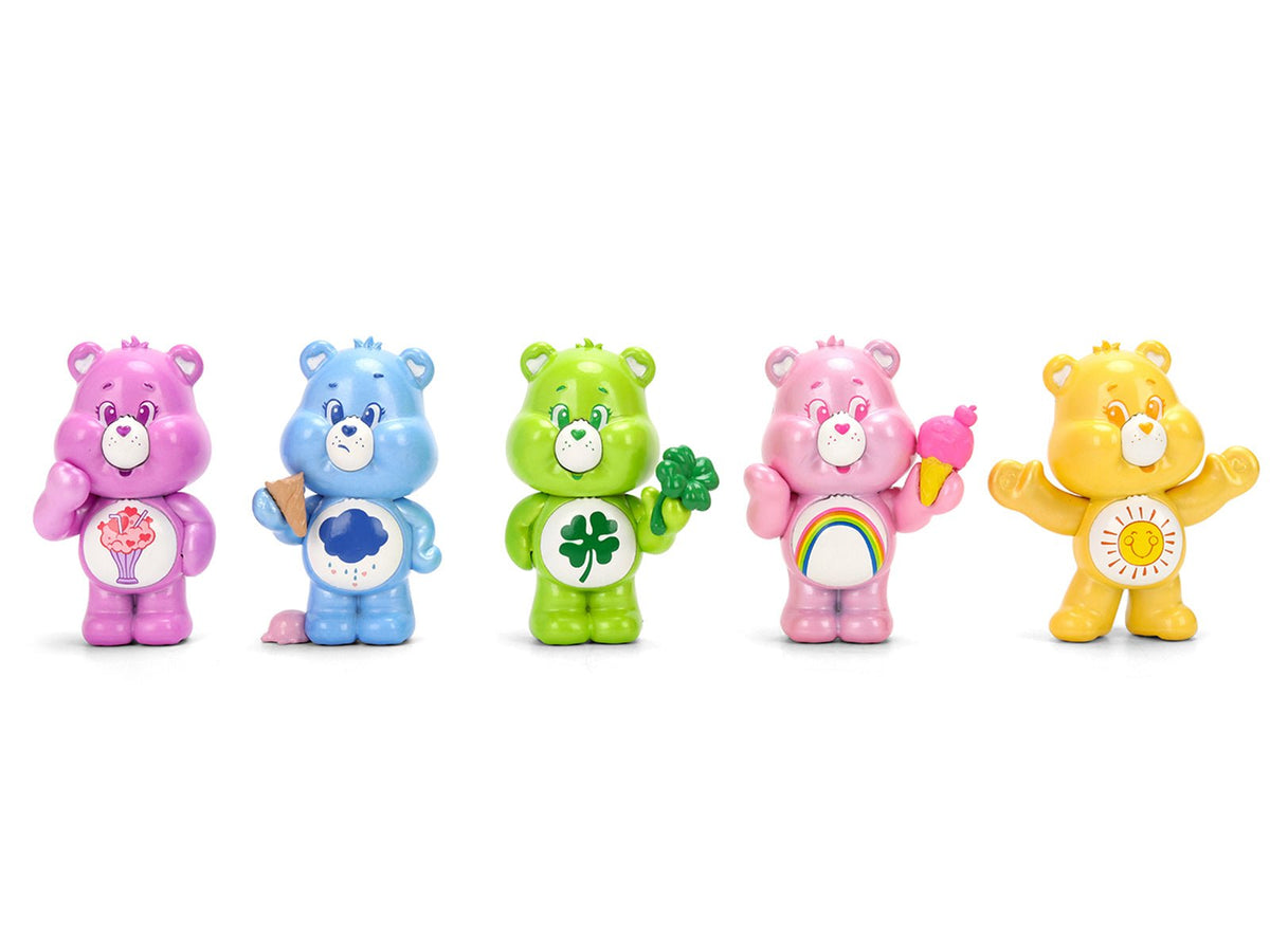 Set of 5 Diecast Figures "Care Bears" "Metalfigs" Series Diecast Models by Jada-Jada-ModelCars.com
