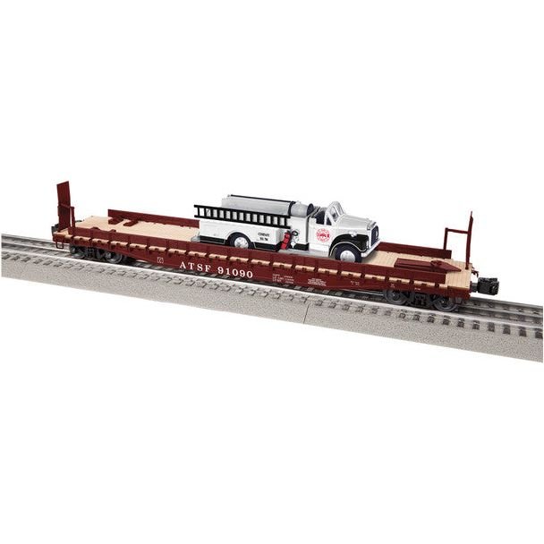 SF 50' FLAT W/TRK 91090 - Lionel - ModelCars.com