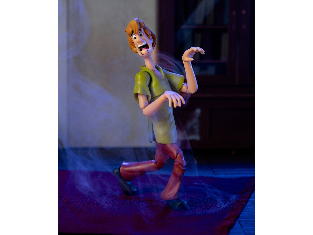 Shaggy Rogers 6.5" Moveable Figure with Accessories and Alternate Head and Hands "Scooby-Doo!" Franchise Model by Jada-Jada-ModelCars.com