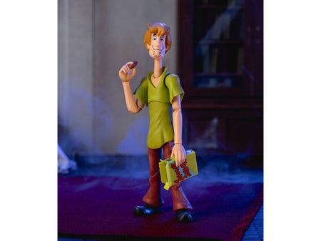 Shaggy Rogers 6.5" Moveable Figure with Accessories and Alternate Head and Hands "Scooby-Doo!" Franchise Model by Jada-Jada-ModelCars.com