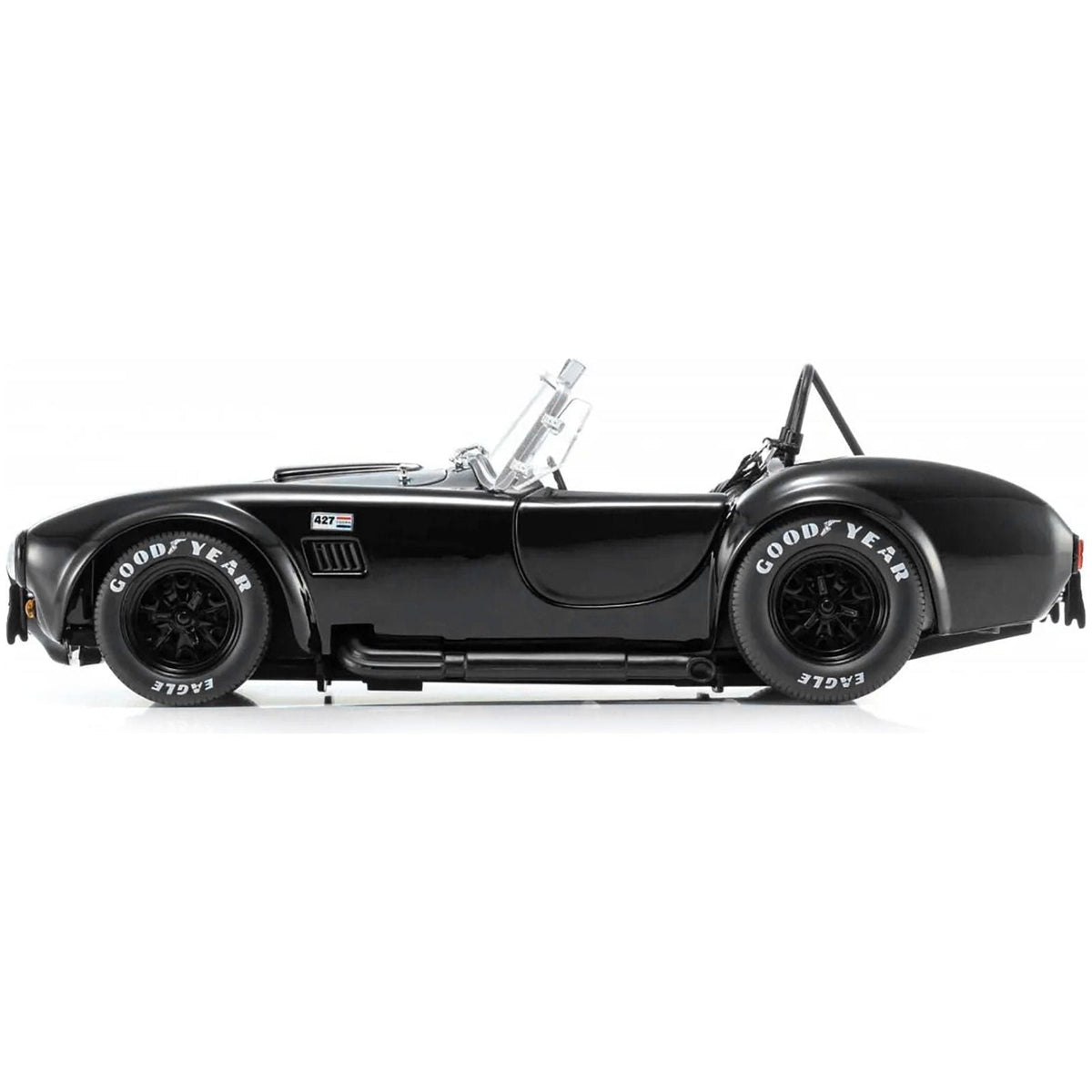 Shelby Cobra 427 S/C Black 1/18 Diecast Model Car by Kyosho-Kyosho-ModelCars.com