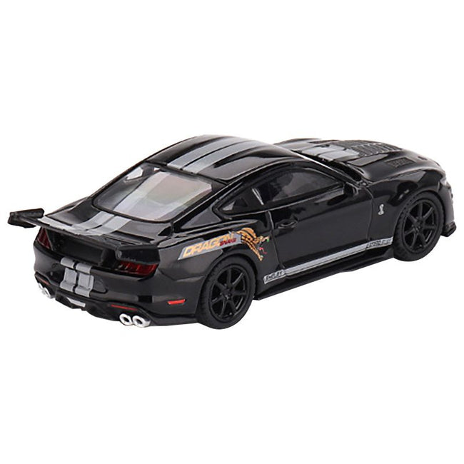 Shelby GT500 Dragon Snake Concept Black with Gray Stripes Limited Edition to 5400 pieces Worldwide 1/64 Diecast Model Car by True Scale Miniatures - True Scale Miniatures - ModelCars.com