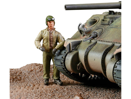 Sherman M4 (75) Medium Tank U.S. "753th Tank Battalion Gustav Line Italy" (1944) "Engine Plus" Series 1/32 Diecast Model by Metal Proud-Metal Proud-ModelCars.com