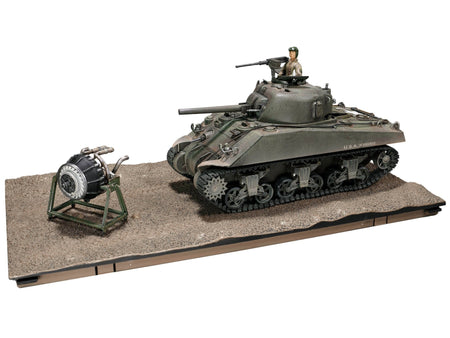 Sherman M4 (75) Medium Tank U.S. "753th Tank Battalion Gustav Line Italy" (1944) "Engine Plus" Series 1/32 Diecast Model by Metal Proud-Metal Proud-ModelCars.com