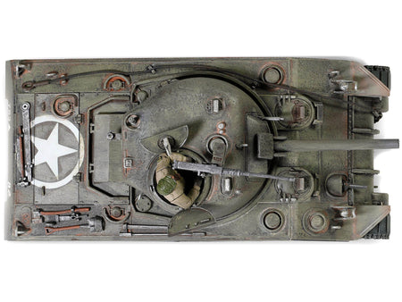 Sherman M4 (75) Medium Tank U.S. "753th Tank Battalion Gustav Line Italy" (1944) "Engine Plus" Series 1/32 Diecast Model by Metal Proud-Metal Proud-ModelCars.com