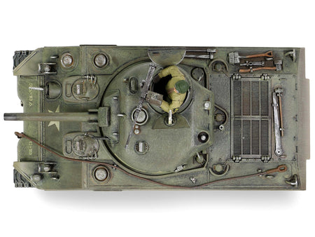Sherman M4A3 (75) Medium Tank U.S. "Training vehicle C Company 10th Tank Battalion 5th Armored Division New York" (1943) "Engine Plus" Series 1/32 Diecast Model by Metal Proud-Metal Proud-ModelCars.com