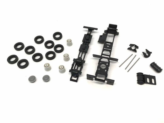 Short Chassis Kit for Kenworth Peterbilt and GMC Cabs 1/87 (HO) Plastic Model by Promotex-Promotex-ModelCars.com