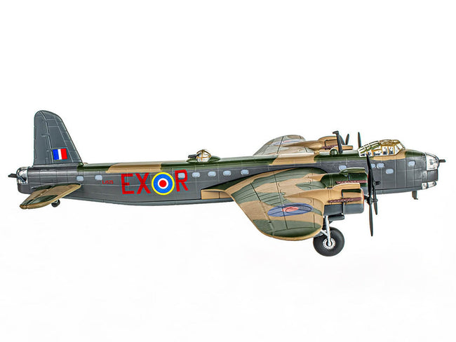 Short Stirling Mk.III Aircraft "Jolly Roger No. 199 Squadron 100 Group" (1943) British Royal Air Force "Planes of World War II" Series 1/144 Diecast Model Airplane by Luppa-Luppa-ModelCars.com