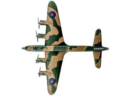 Short Stirling Mk.III Aircraft "Jolly Roger No. 199 Squadron 100 Group" (1943) British Royal Air Force "Planes of World War II" Series 1/144 Diecast Model Airplane by Luppa-Luppa-ModelCars.com