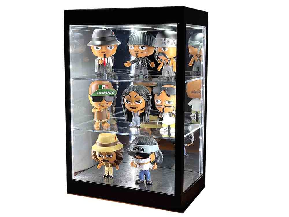 Showcase 3 Tier Display Case with Mirror Back Panel and LED Lights for 1/64-1/18 Scale Models-Other-ModelCars.com