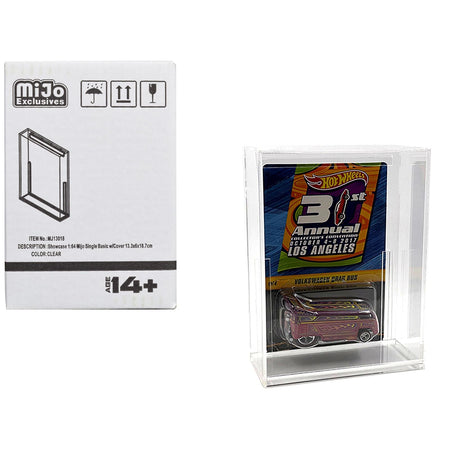 Showcase Basic Single Display Case "Mijo Exclusives" for 1/64 Scale Models-Other-ModelCars.com