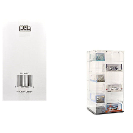 Showcase Large 24 Car Display Desktop Spinner with Cover "Mijo Exclusives" for 1/64 Scale Models - Other - ModelCars.com