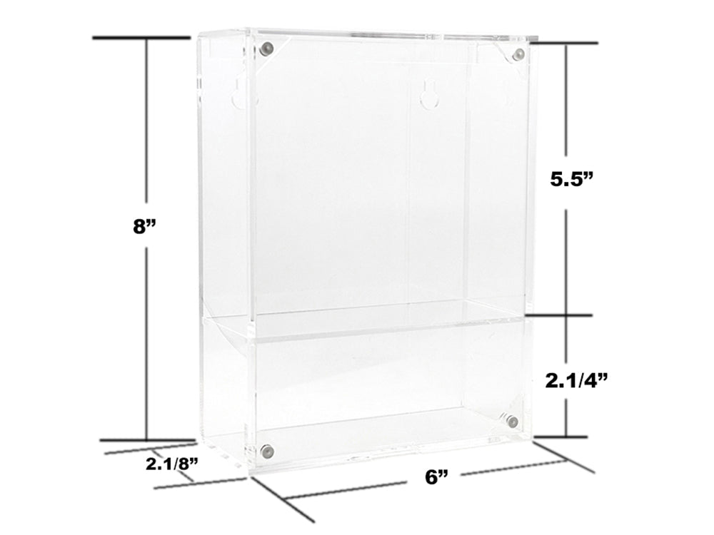 Showcase Premium Collector Single Display Case with Shelf "Mijo Exclusives" for 1/64 Scale Models-Other-ModelCars.com