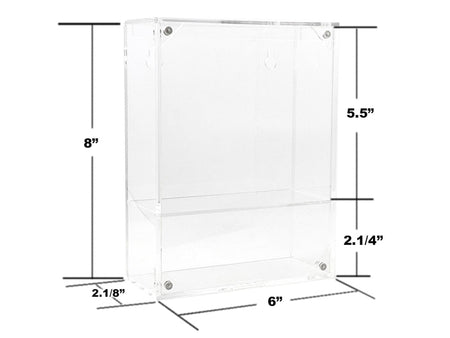 Showcase Premium Collector Single Display Case with Shelf "Mijo Exclusives" for 1/64 Scale Models-Other-ModelCars.com
