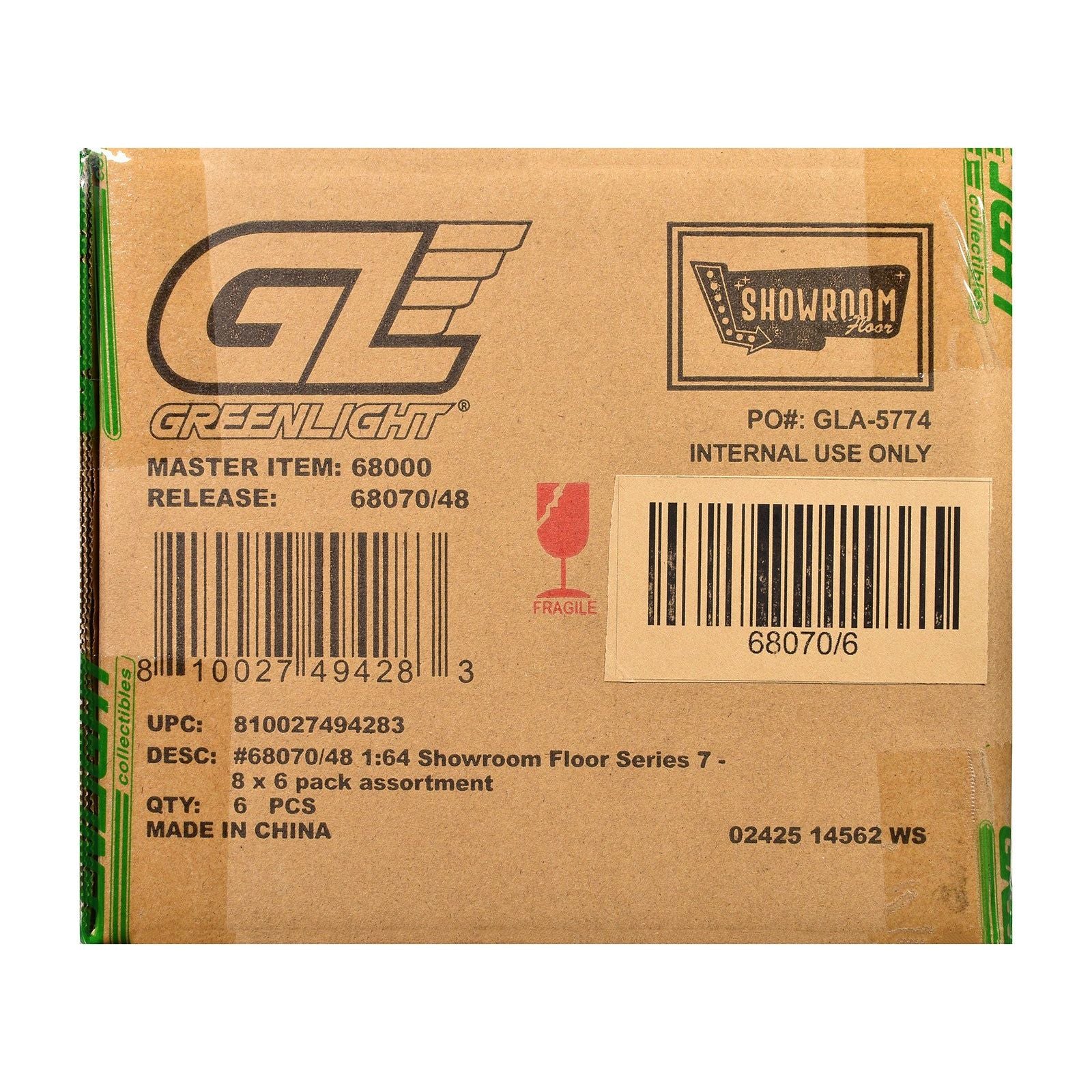 "Showroom Floor" Series 7 Set of 6 Cars 1/64 Diecast Model Cars by Greenlight - Greenlight - ModelCars.com