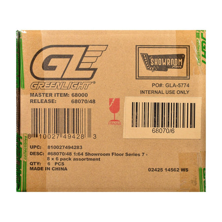 "Showroom Floor" Series 7 Set of 6 Cars 1/64 Diecast Model Cars by Greenlight - Greenlight - ModelCars.com