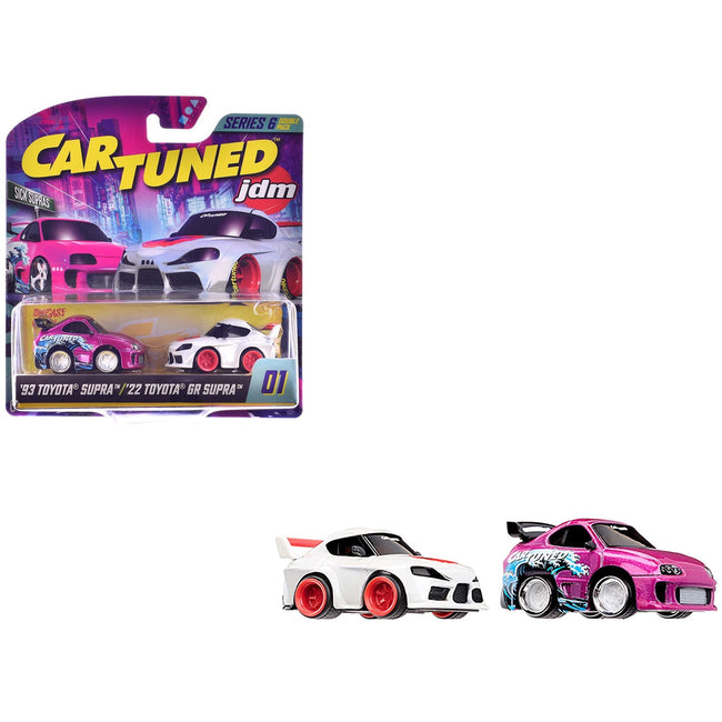 "Sick Supras" Series 6 Toyota Double Pack Set of 2 Cars Diecast Model Cars by CarTuned-Car Tuned-ModelCars.com