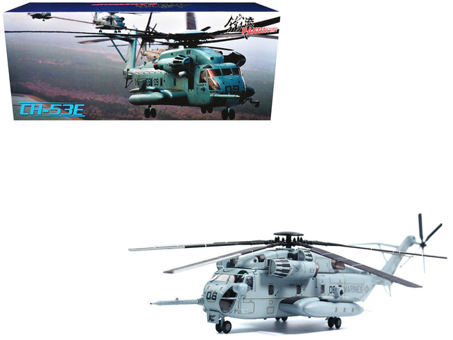 Sikorsky CH-53E Super Stallion Helicopter #06 "163075 HMH-366 Hammerheads Exercise Trident Juncture Vinnu Norway" (2018) United States Marine Corps 1/72 Diecast Model by Panzerkampf-Panzerkampf-ModelCars.com