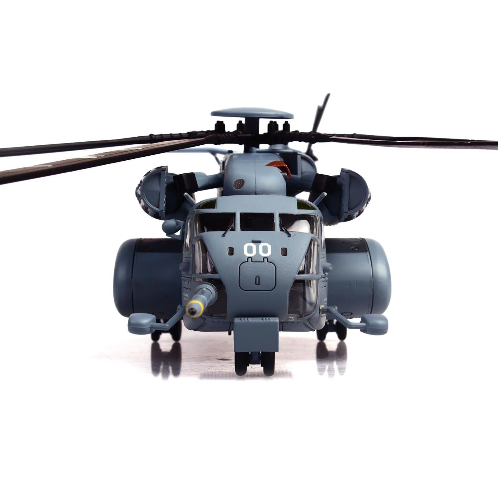 Sikorsky MH - 53E Sea Dragon Helicopter "United States Navy Black Stallions Tail Number 00" Light Gray 1/72 Diecast Model by Panzerkampf - Panzerkampf - ModelCars.com