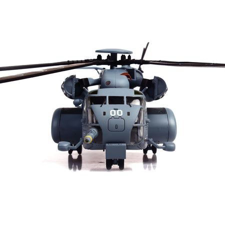 Sikorsky MH - 53E Sea Dragon Helicopter "United States Navy Black Stallions Tail Number 00" Light Gray 1/72 Diecast Model by Panzerkampf - Panzerkampf - ModelCars.com
