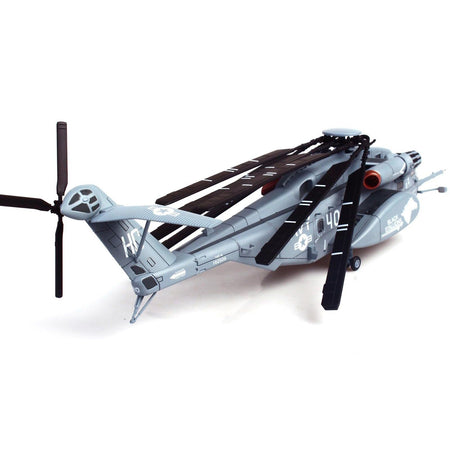 Sikorsky MH - 53E Sea Dragon Helicopter "United States Navy Black Stallions Tail Number 40" Light Gray 1/72 Diecast Model by Panzerkampf - Panzerkampf - ModelCars.com