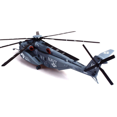 Sikorsky MH - 53E Sea Dragon Helicopter "United States Navy Black Stallions Tail Number 41" Light Gray 1/72 Diecast Model by Panzerkampf - Panzerkampf - ModelCars.com