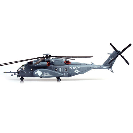 Sikorsky MH - 53E Sea Dragon Helicopter "United States Navy Black Stallions Tail Number 41" Light Gray 1/72 Diecast Model by Panzerkampf - Panzerkampf - ModelCars.com