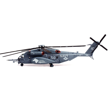 Sikorsky MH - 53E Sea Dragon Helicopter "United States Navy Black Stallions Tail Number 50" Light Gray 1/72 Diecast Model by Panzerkampf - Panzerkampf - ModelCars.com