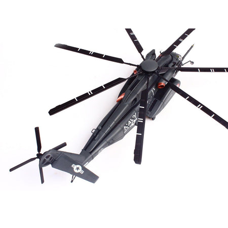 Sikorsky MH - 53E Sea Dragon Helicopter "United States Navy Blackhawks Tail Number 06" Dark Gray 1/72 Diecast Model by Panzerkampf - Panzerkampf - ModelCars.com
