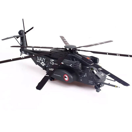 Sikorsky MH - 53E Sea Dragon Helicopter "United States Navy Blackhawks Tail Number 15" Dark Gray 1/72 Diecast Model by Panzerkampf - Panzerkampf - ModelCars.com