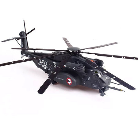 Sikorsky MH-53E Sea Dragon Helicopter "United States Navy Blackhawks Tail Number 15" Dark Gray 1/72 Diecast Model by Panzerkampf-Panzerkampf-ModelCars.com
