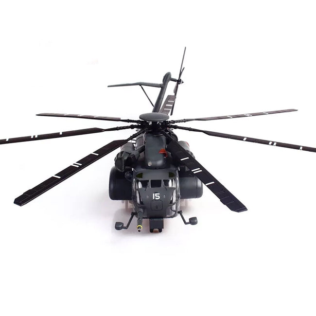 Sikorsky MH-53E Sea Dragon Helicopter "United States Navy Blackhawks Tail Number 15" Dark Gray 1/72 Diecast Model by Panzerkampf-Panzerkampf-ModelCars.com