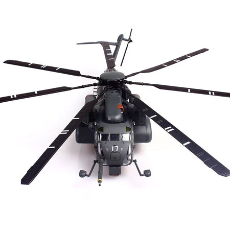 Sikorsky MH - 53E Sea Dragon Helicopter "United States Navy Blackhawks Tail Number 17" Dark Gray 1/72 Diecast Model by Panzerkampf - Panzerkampf - ModelCars.com