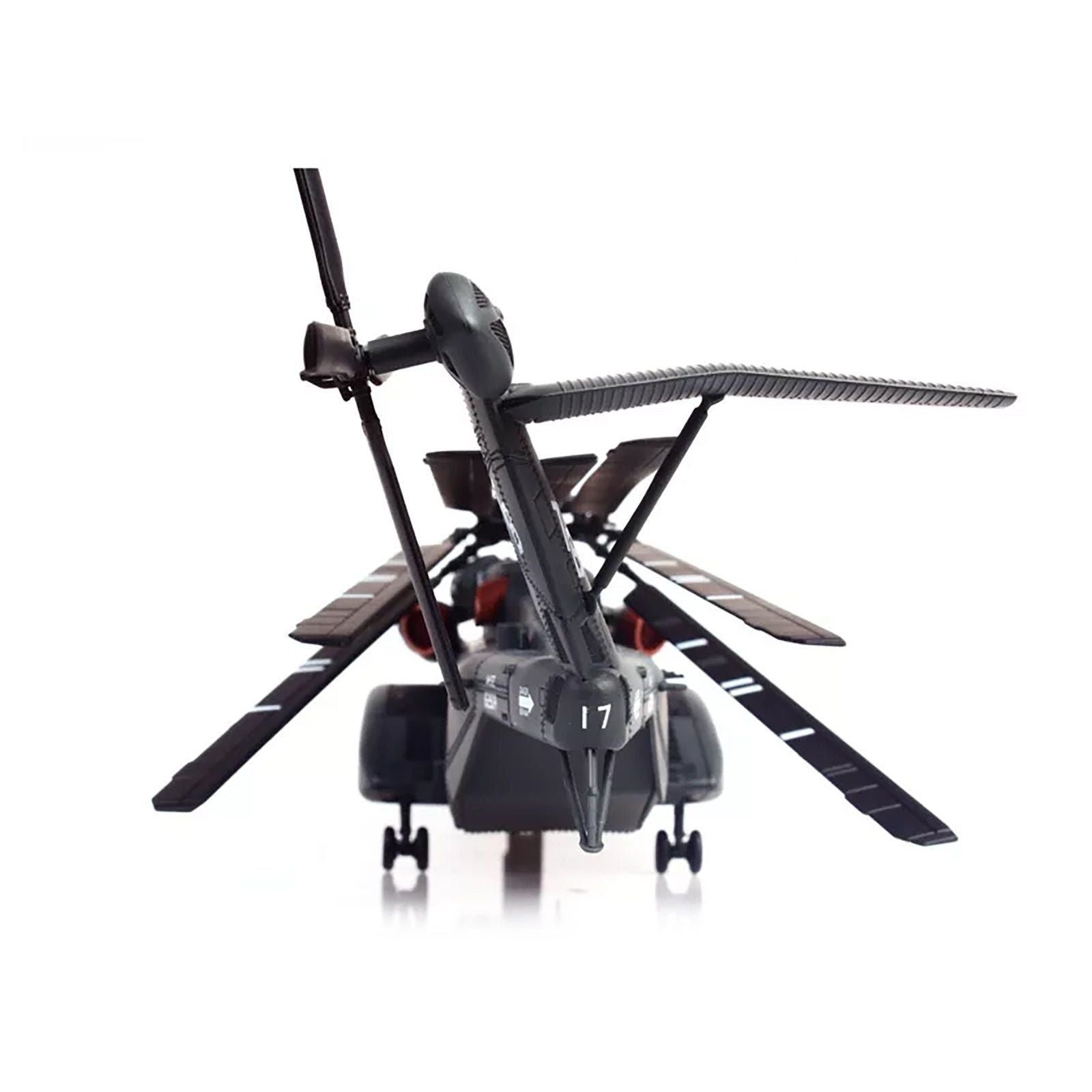 Sikorsky MH - 53E Sea Dragon Helicopter "United States Navy Blackhawks Tail Number 17" Dark Gray 1/72 Diecast Model by Panzerkampf - Panzerkampf - ModelCars.com