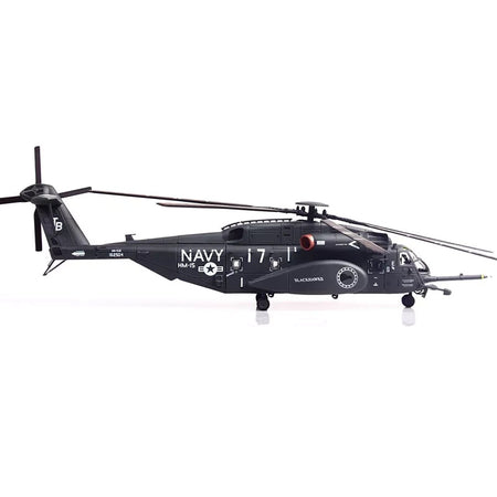 Sikorsky MH-53E Sea Dragon Helicopter "United States Navy Blackhawks Tail Number 17" Dark Gray 1/72 Diecast Model by Panzerkampf-Panzerkampf-ModelCars.com